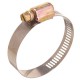 Abrazadera Sin Fin Acero Inoxidable Ancho 12 mm. -  Ø 100 / 120 mm.  Abrazadera Metalica de Tornillo, Abrazadera Sin Fin