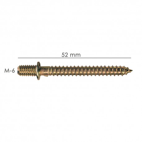 Esparrago Para Soporte Madera 35-28 ø mm.  (Caja 25 Unidades)