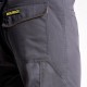 Pantalones Largos DeTrabajo, Multibolsillos, Resistentes, Rodilla Reforzada, Gris/Amarillo Talla 50/52 XL (Slim Fit)